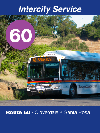 Intercity Service Route 60 bus