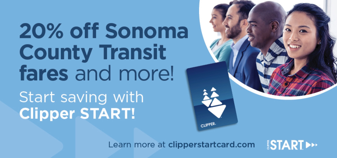 Clipper Card Clipper Start Sonoma County Transit